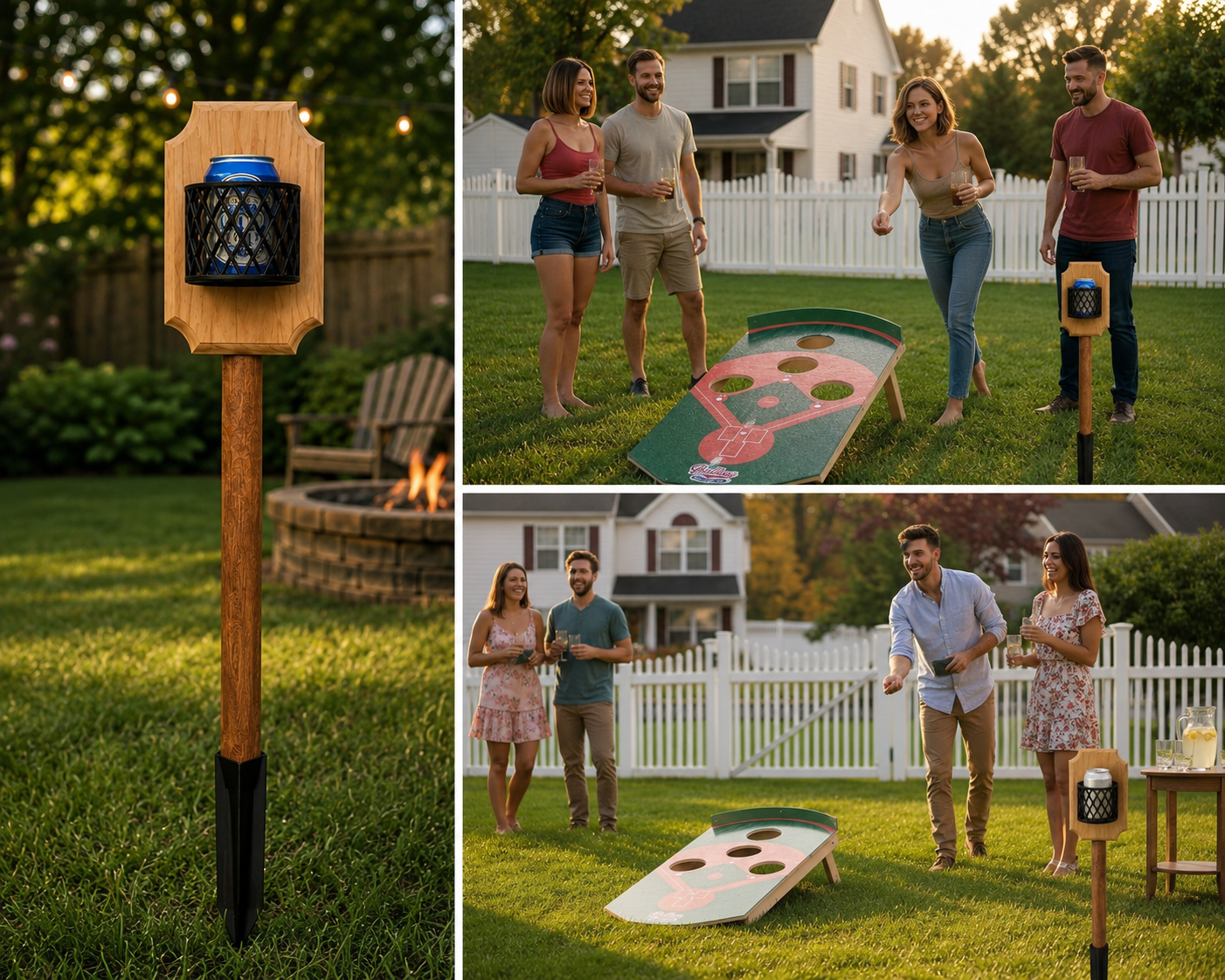 Outdoor Drink Holder Stake