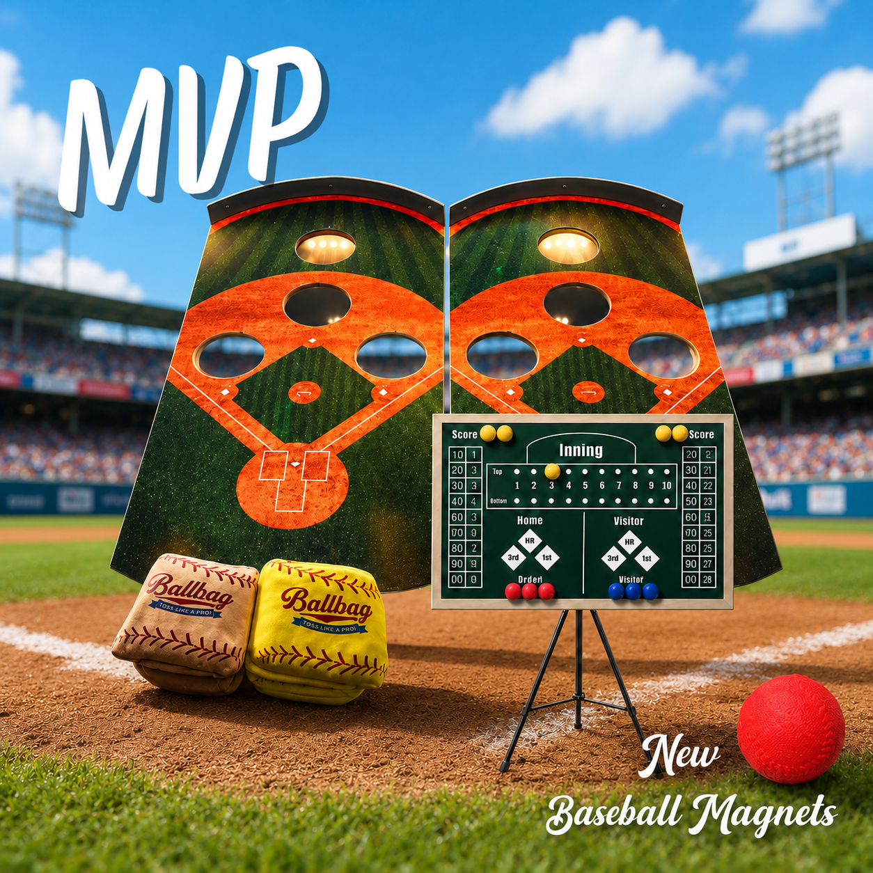 MVP Ballbag Toss Set l Premium Addition