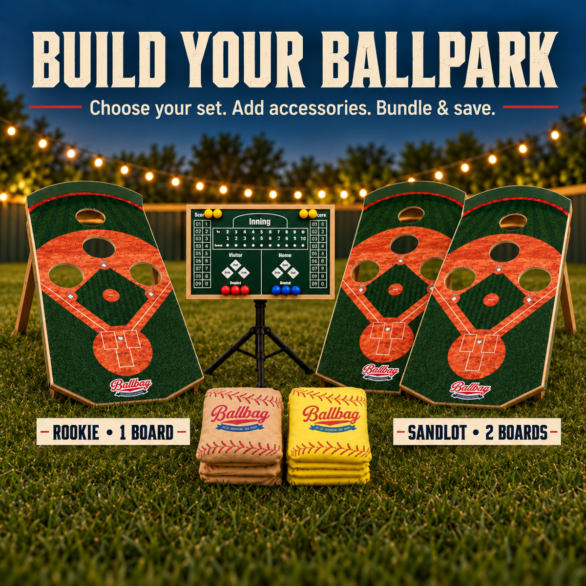 Build Your Ballpark | Ballbag Toss Bundles